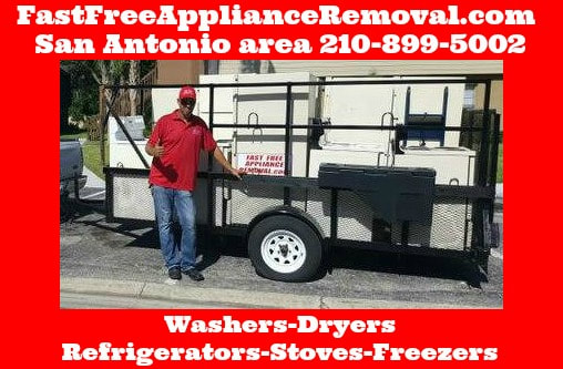 who picks up appliances in San Antonio Texas