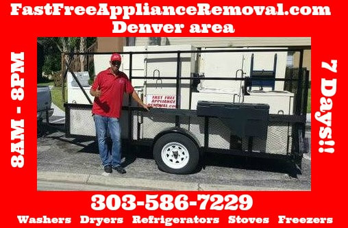 free appliance pick up removal Denver Colorado