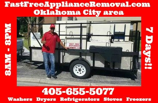 appliances removed free Oklahoma City OK