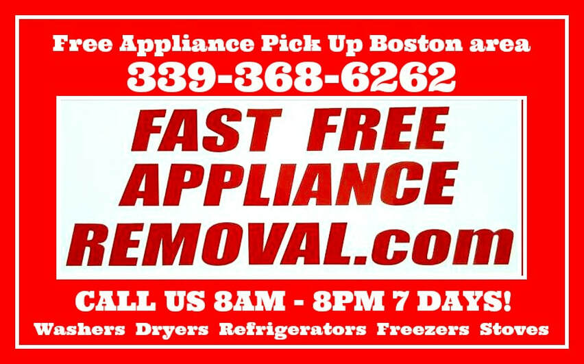 free appliance pick up Boston Massachusetts