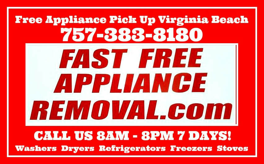free appliance pick up Virginia Beach Virginia