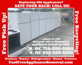 free appliance removal Anaheim California