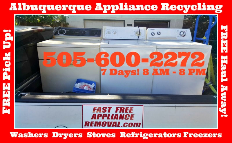 washer dryer pick up Albuequerque New Mexico