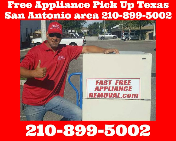 free appliance pick up San Antonio Texas