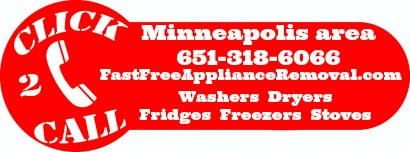 free appliance removal Minneapolis Minnesota 
