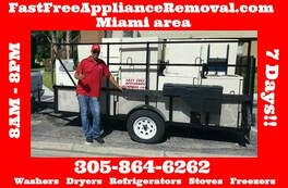who picks up appliances in Miami Florida