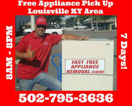 free appliance pick up Louisville Kentucky