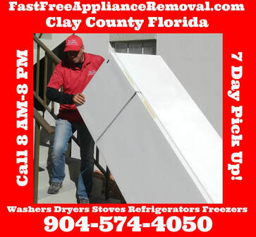 refrigerator removal Clay County Florida