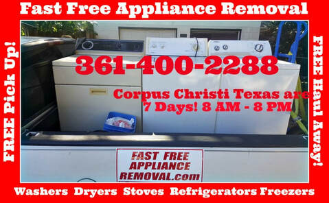 free washer dryer pick up Corpus Christi Texas