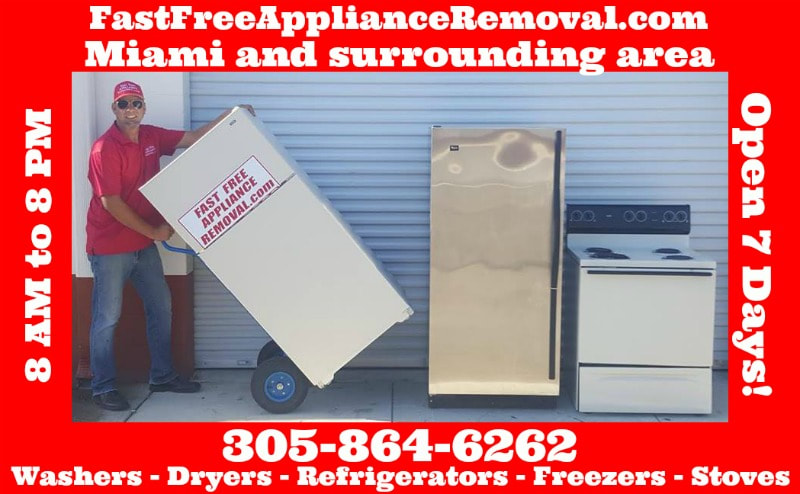 free appliance removal Miami Florida