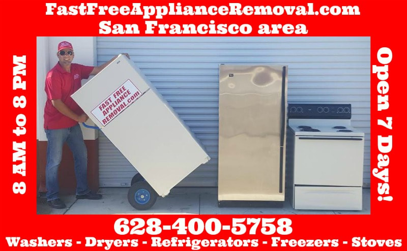 free appliance removal San Francisco California
