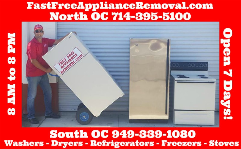 free appliance pick up Orange County California