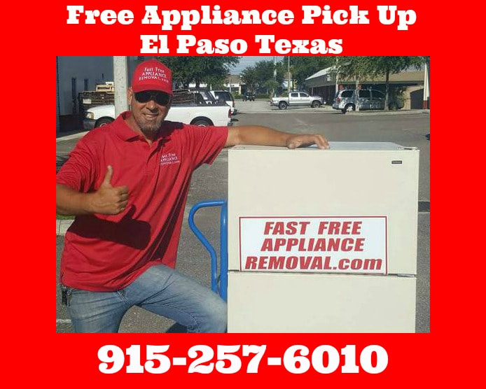 free appliance pick up El Paso Texas