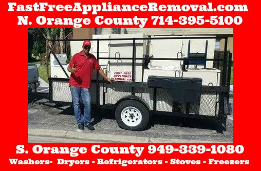 Free appliance pick up Anaheim California