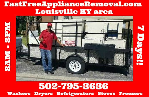 free appliance pick up city of Louisville Kentucky