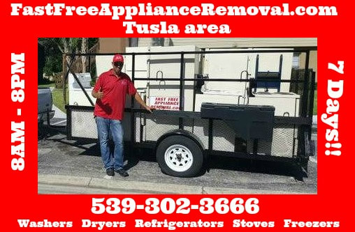 free appliance pick up removal Tulsa Oklahoma