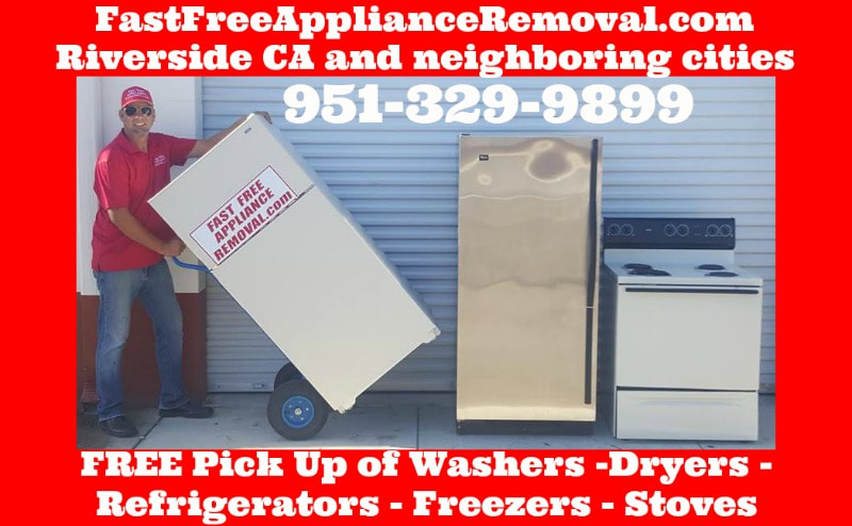 free appliance pick up Riverside California