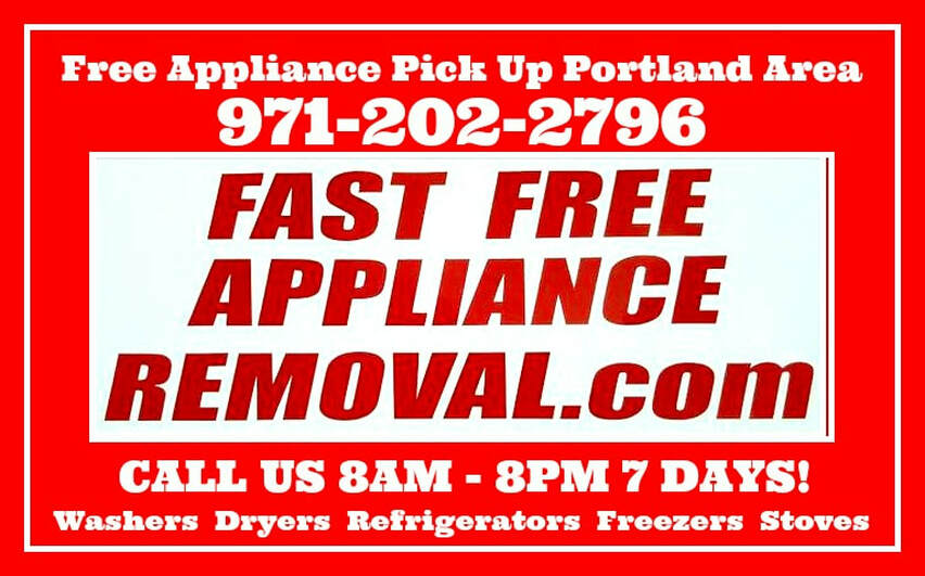 free appliance pick up Portland Oregon