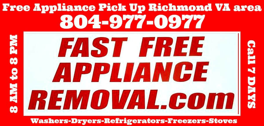 free appliance pick up Richmond Virginia