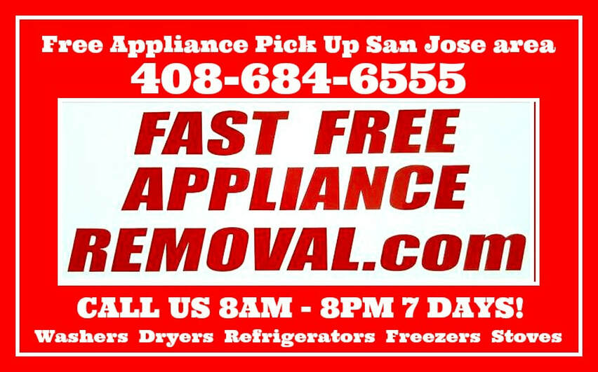 free appliance pick up San Jose Califonia