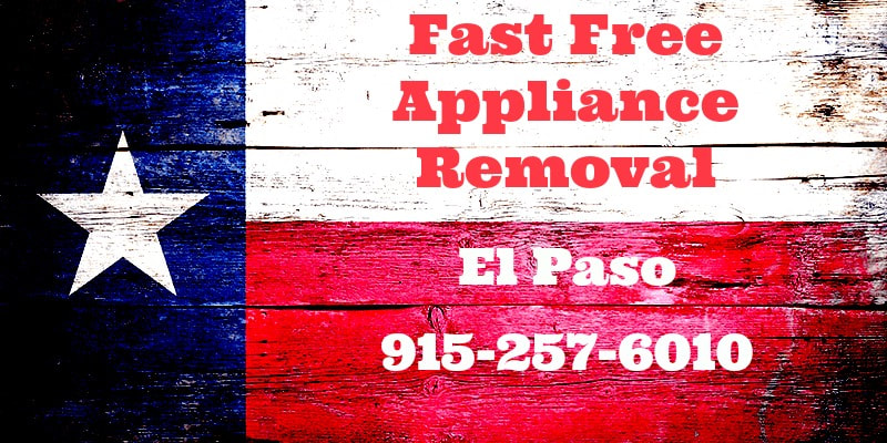 free appliance pick up El Paso TX