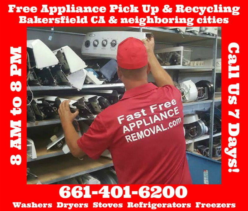 free appliance pick up Bakersfield CA