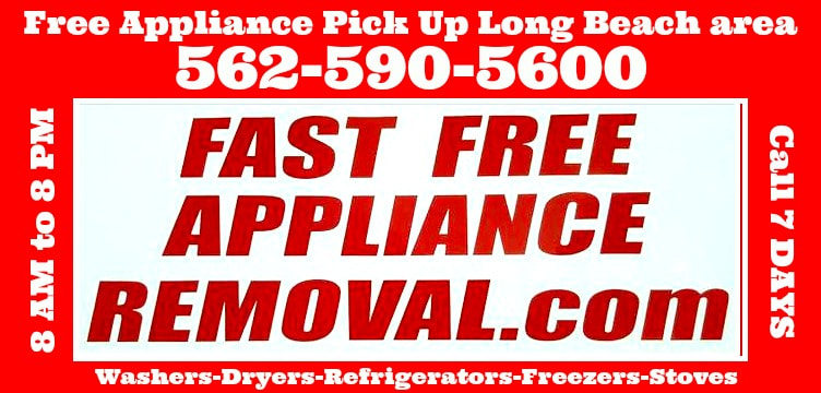 free appliance pick up Long Beach California