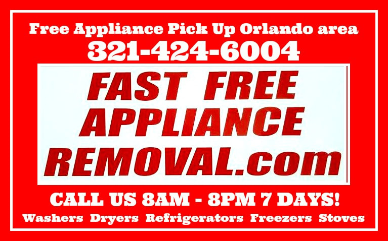 free appliance pick up Orlando Florida