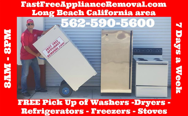free appliance pick up removal Long Beach California
