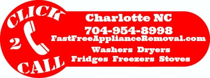 appliances picked up free Charlotte North Carolina