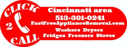 free appliance removal Cincinnati Ohio