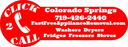 free appliance removal Colorado Springs Colorado