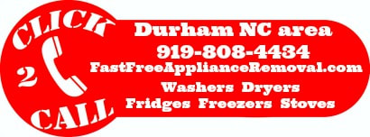 free appliance removal Durham North Carolina