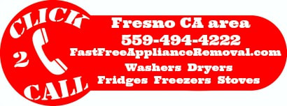 free appliance removal Fresno California