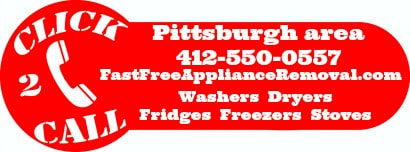 free appliance removal Pittsburgh Pennsylvania