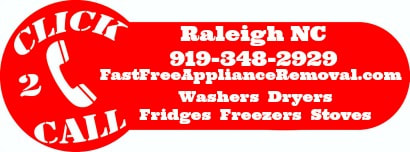 free appliance pick up Raleigh North Carolina