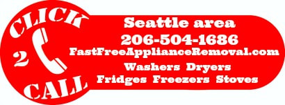 free appliance pick up Seattle Washington