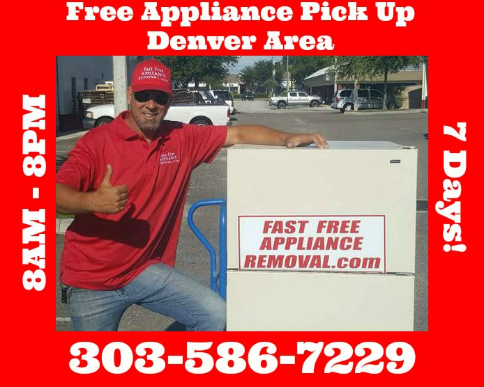 free appliance removal Denver Colorado