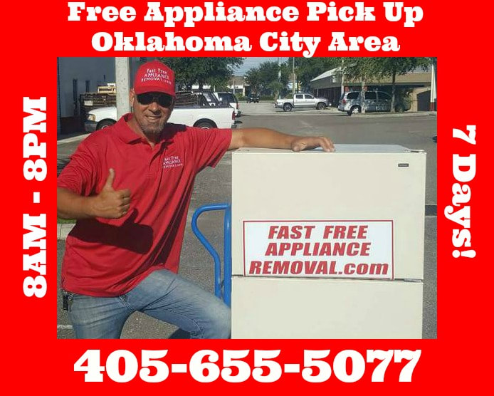 free appliance removal Oklahoma City OK