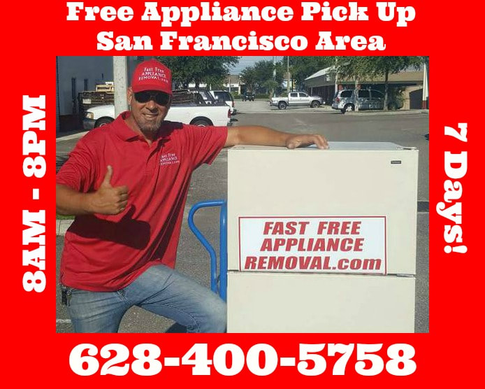 free appliance removal San Francisco California