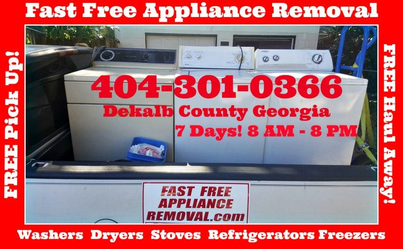 free old appliance removal Dekalb County
