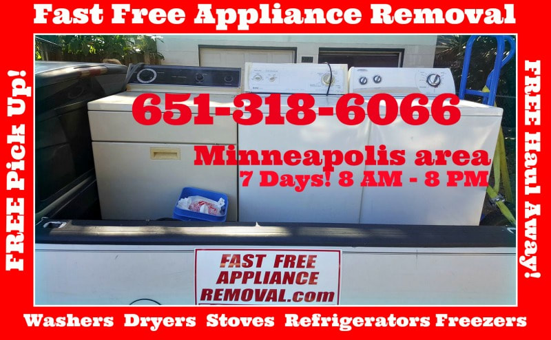 free washer dryer pick up Minneapolis Minnesota