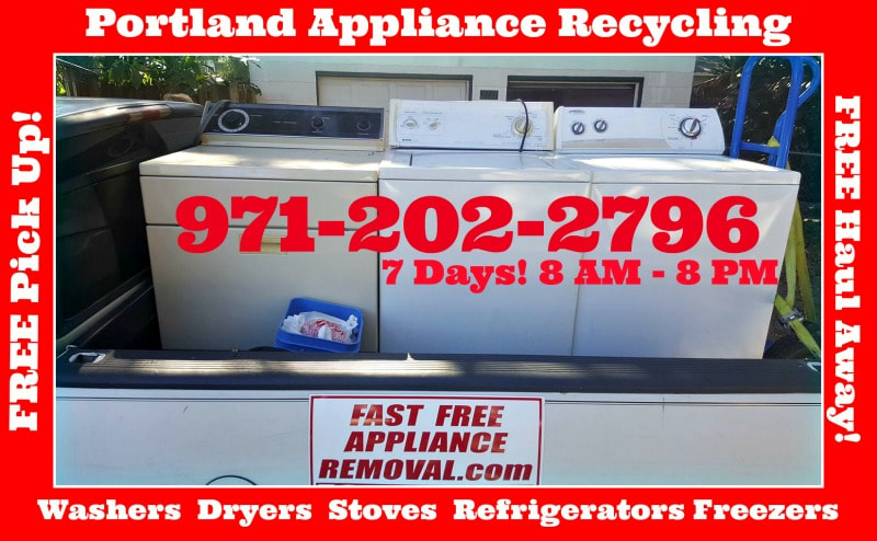free washer dryer pick up Portland Oregon