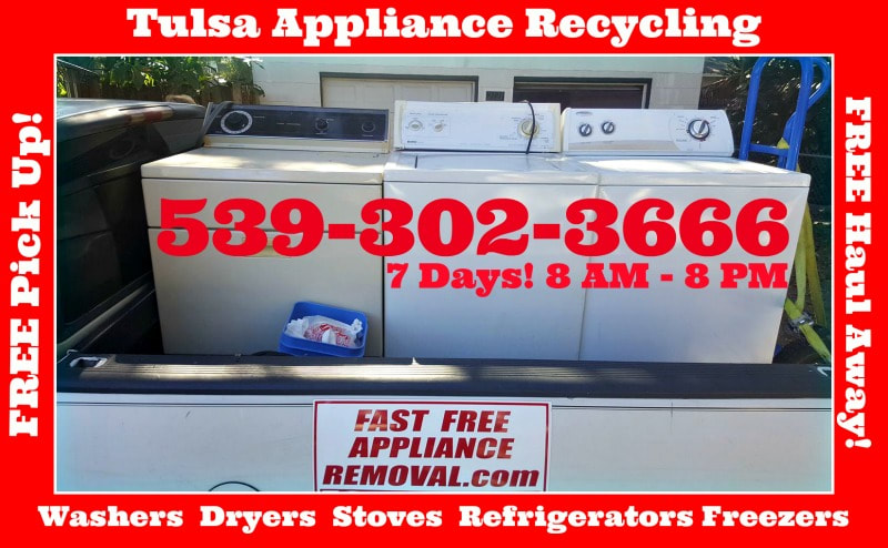 free washer dryer pick up Tulsa Oklahoma