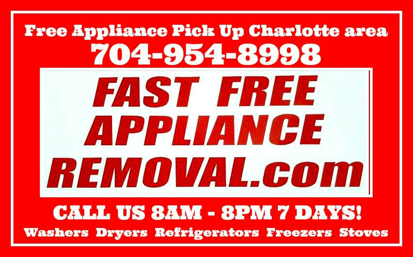 free appliance pick up Charlotte North Carolina