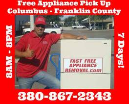 free appliance removal Columbus Ohio