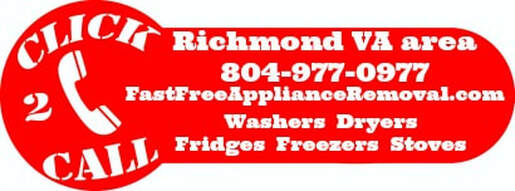 free appliance removal Richmond Virginia