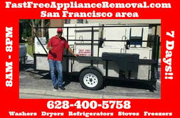 free appliance renoval San Diego California