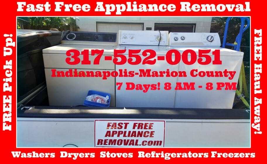 free washer dryer pick up Indianapolis Indiana 